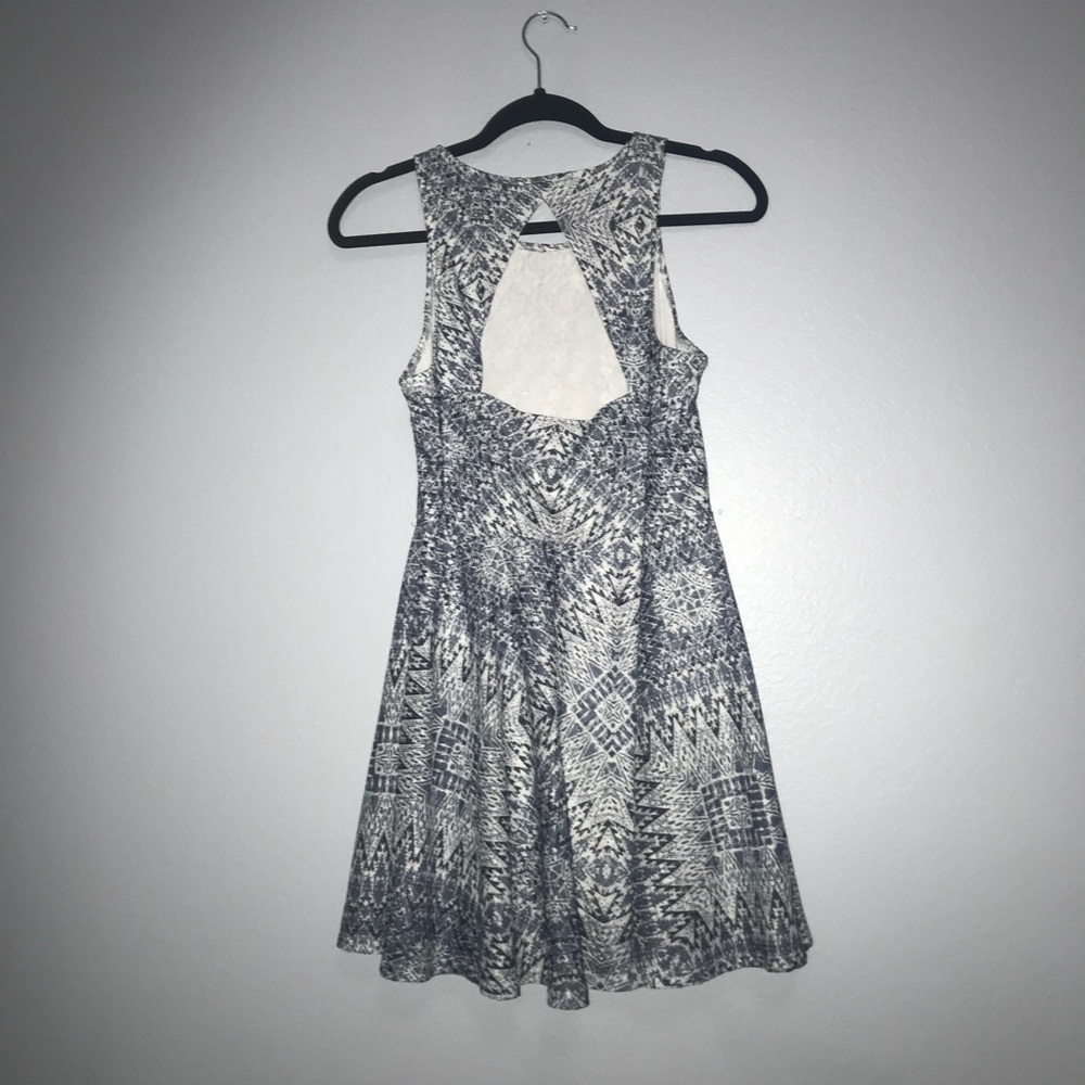 Aeropostale blue cut out dress